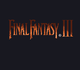 Final Fantasy 3 to FF6 Title Screen
